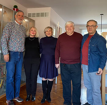 Grigori Gamarnik's Family with Jed Margolis on the left.
